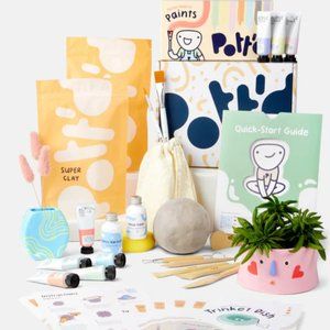 Pott'd Air Dry Clay Home Pottery Kit